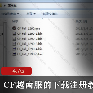 （CF越南服的下载注册）官网教程